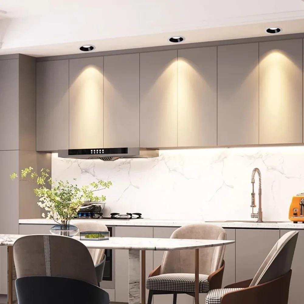 Светодиодный антибликовый прожектор COB встраиваемый 30 ° 5 Вт 7 10 12 15 18 20 24 CRI92