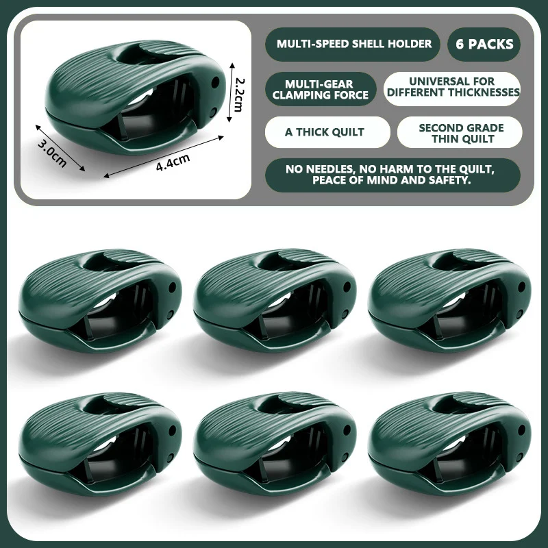 

Quilt Bedspread Plastic Fasteners Mattress Holder Non-slip Bed Sheet Clips Wholesale Multifunction Quilt Clip 6/10pcs Home Hot