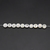 new natural freshwater shell beads vertical perforation loose figure bead for jewelry making women necklace bracelet crafts