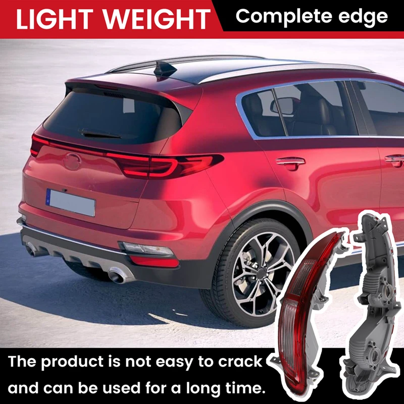 Задняя внутренняя фонарь задняя в сборе 92406-D9200 92405-D9200 92406D9200 92405D9200 для Kia Sportage 2017-2019