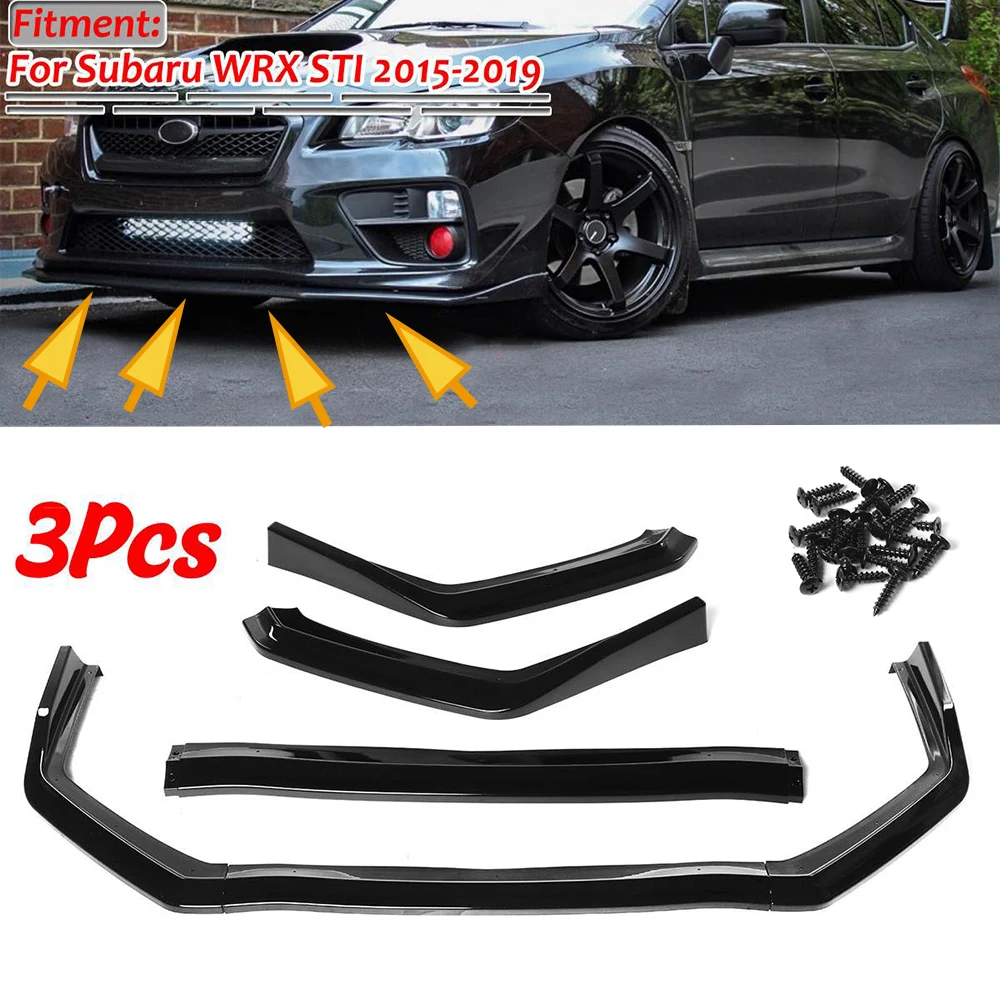 Высокое качество автомобильный передний бампер сплиттер для губ и подбородка