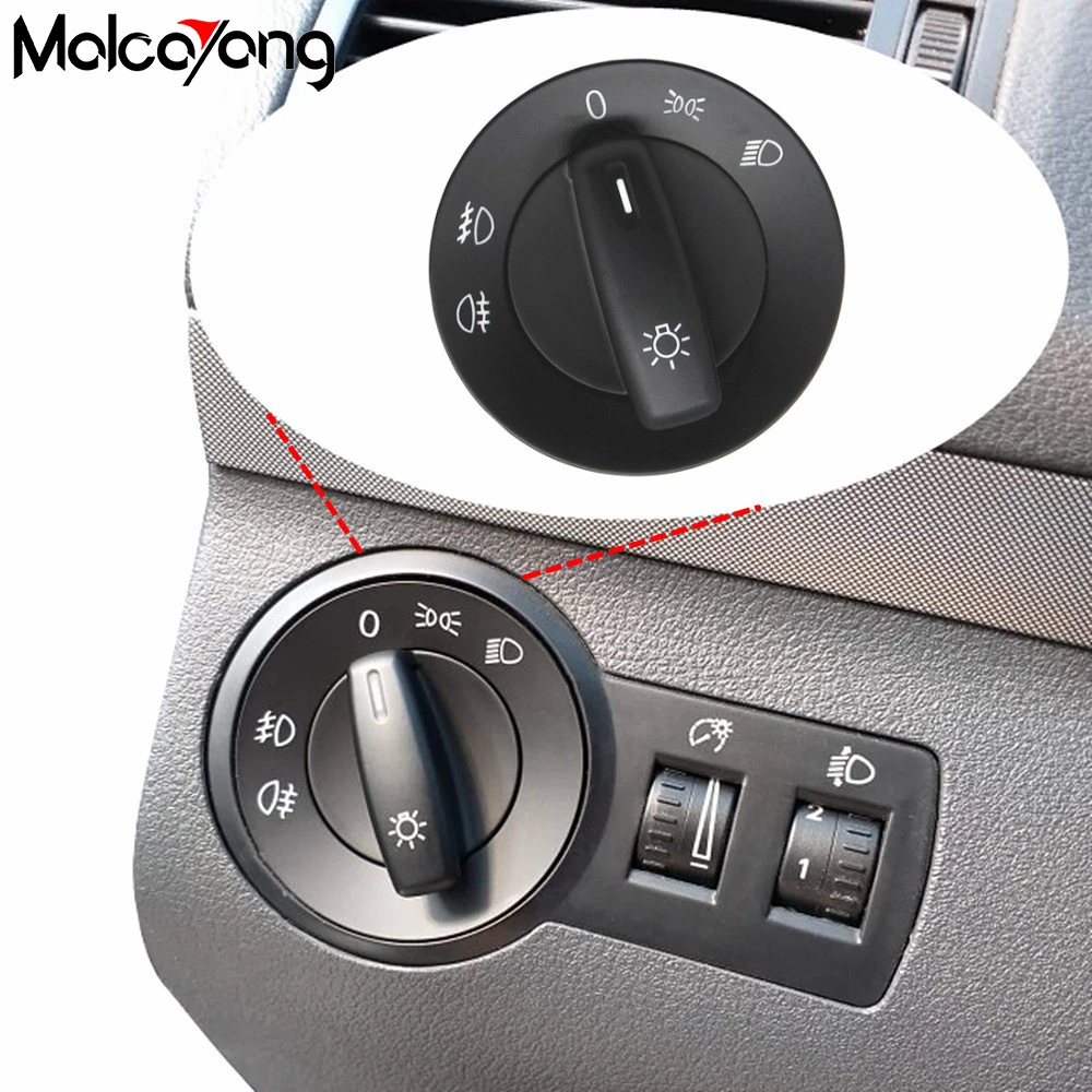 

Headling Light Fog Lamp Switch For VW Golf MK5 Caddy JETTA TOURAN SAGITAR BORA OEM 1K0 941 431Q 1K0941431Q Car Accessories