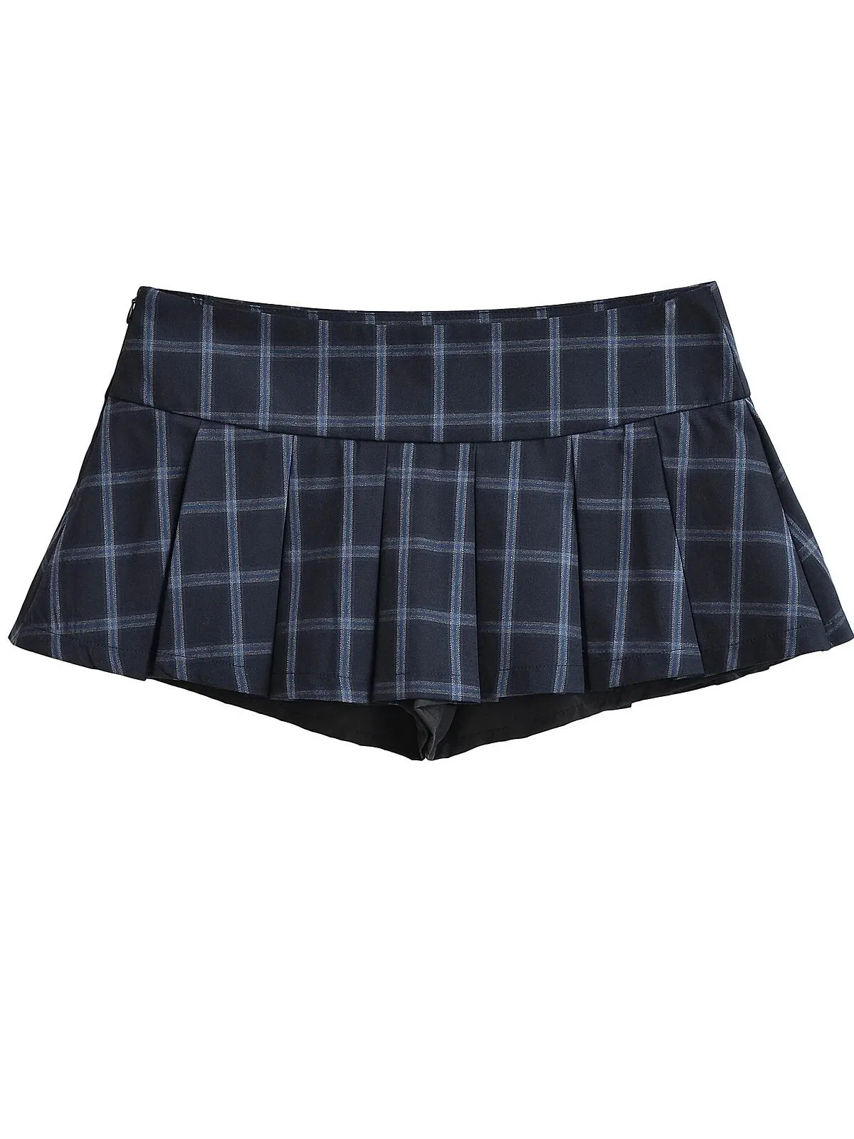 Осень/зима 2023 новая клетчатая ультра короткая юбка контрастного цвета в