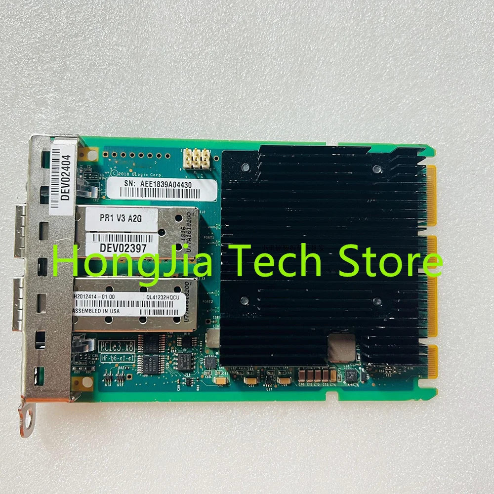 Фото Для Qogic QL41232HQCU 10/25G SFP + двойной порт 10G оптоволоконная сетчатая карта №2