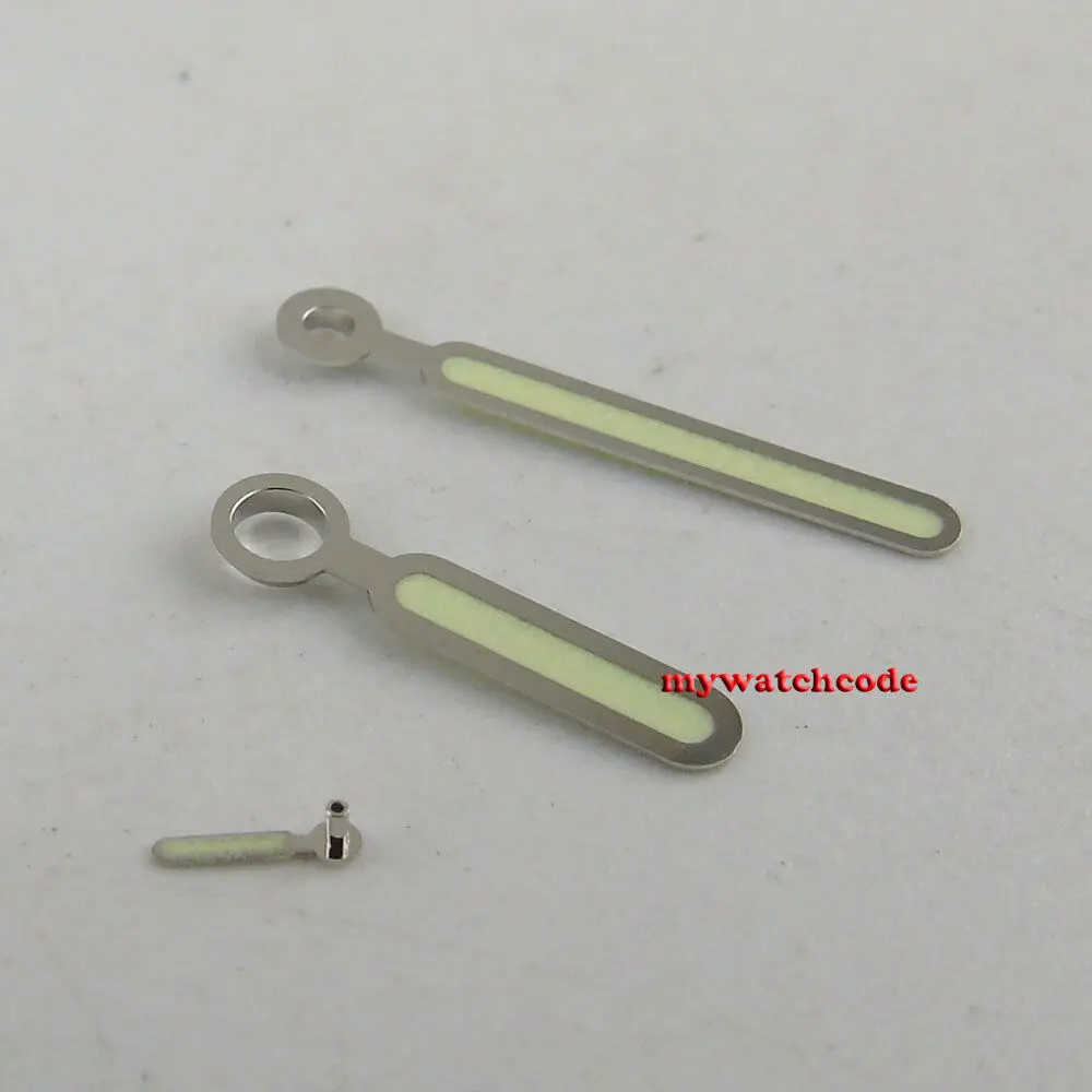 

Silver Edge Green Luminous Hand Fit eta 6497 6498 3600 3620 movement