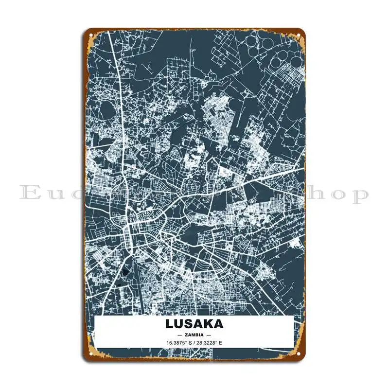 

Lusaka Metal Sign Pub Party Cinema Personalized Living Room Tin Sign Poster