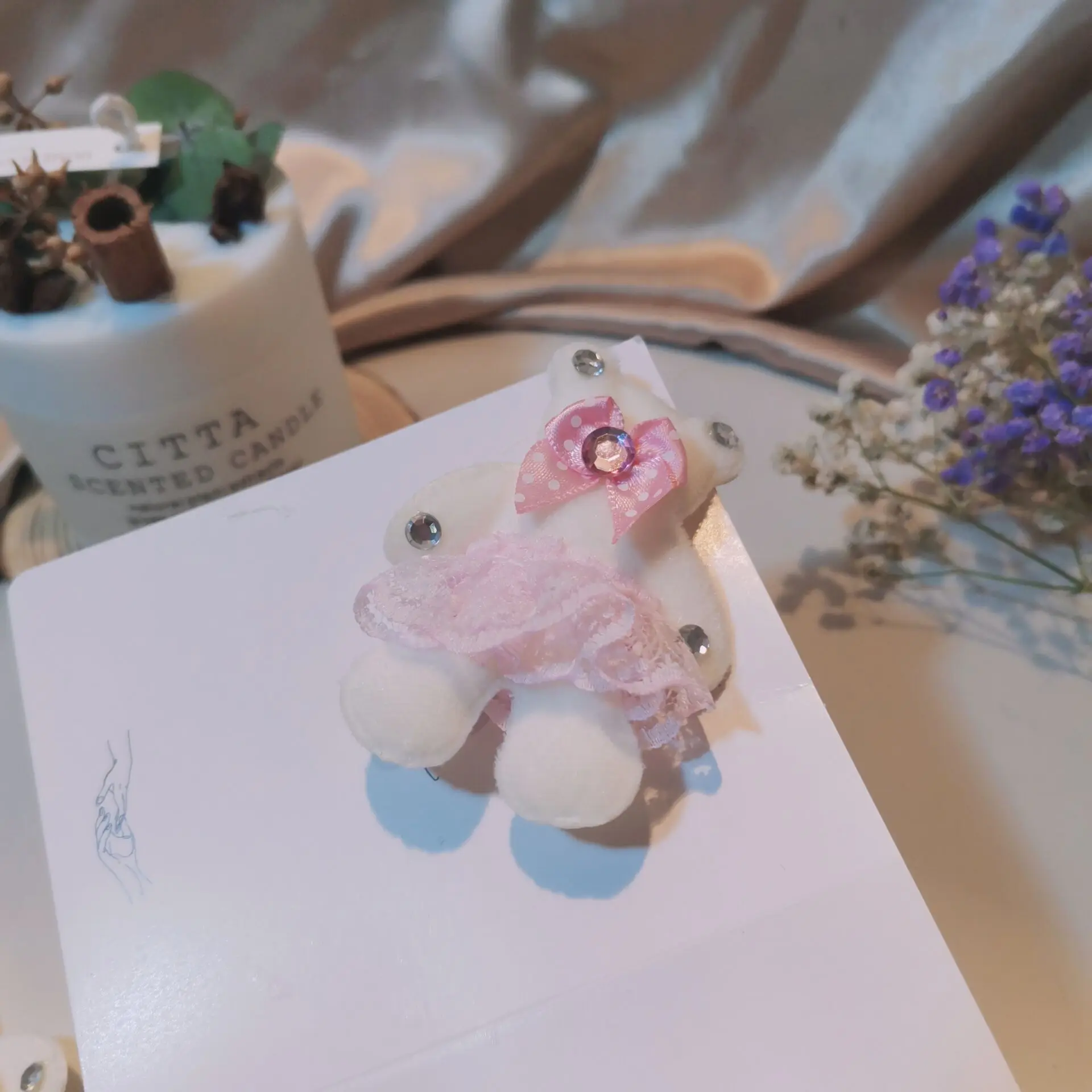 5 шт. новинка сделай сам кукольный медведь тканевые наклейки детская одежда