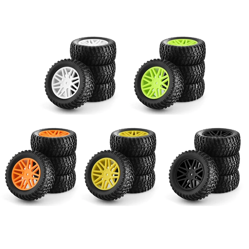 4 шт. 96 мм 1/10 шины для грузовиков с коротким курсом шестигранные колеса 12 HSP 15502 94107