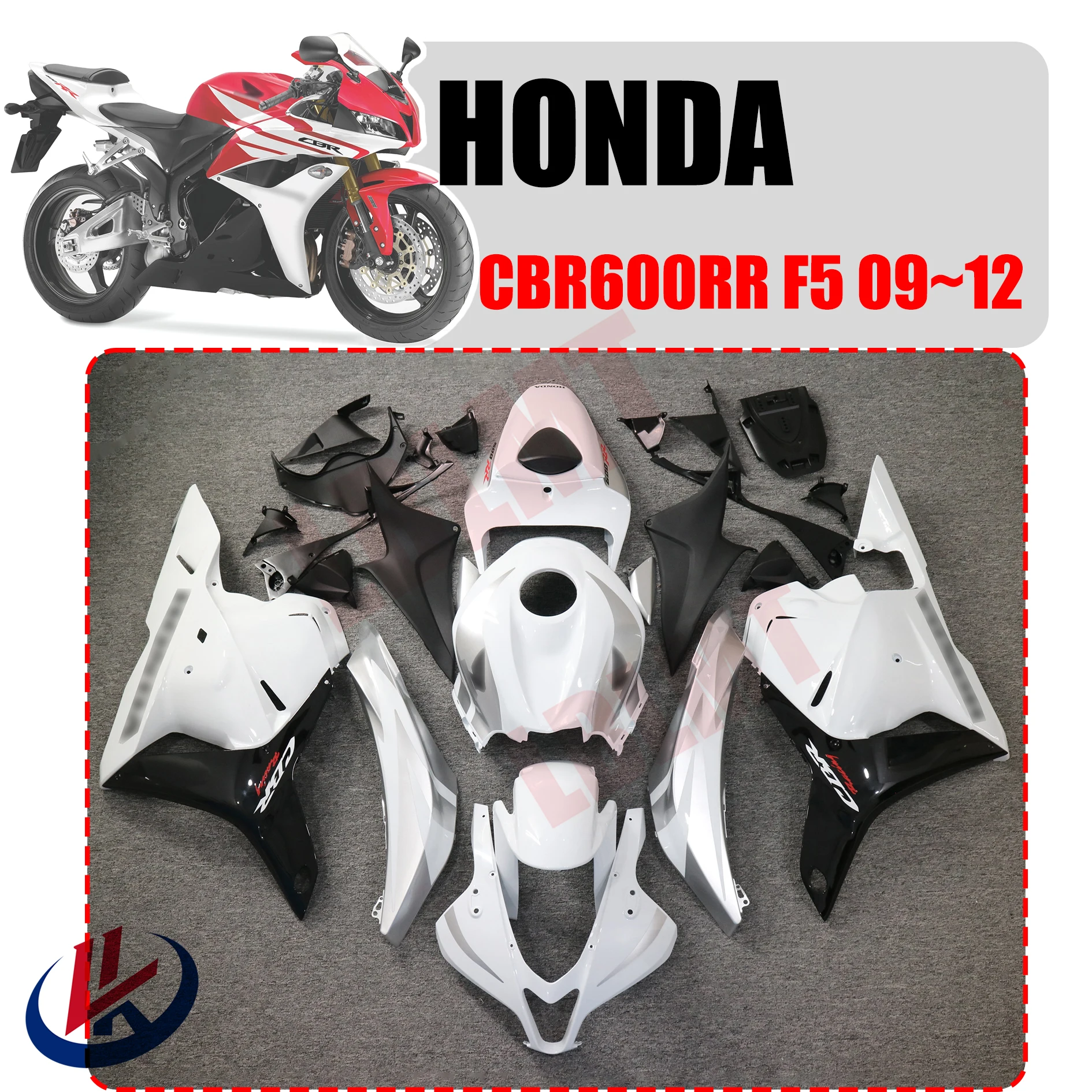 

For HONDA CBR600RR F5 2009 2010 2011 2012 Motorcycle Full Body Fit Fairing For HONDA CBR 600RR 2009 2010 2011 2012 Full Fairing