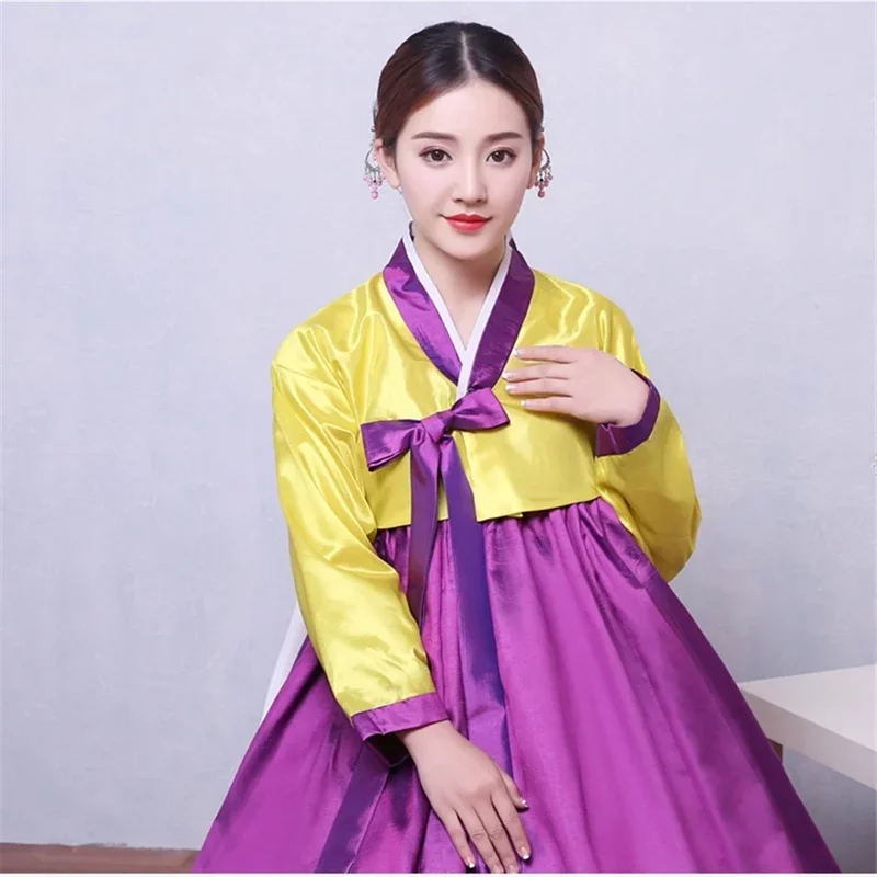 Женское платье ханбок корейская мода древние костюмы традиционная вечеринка
