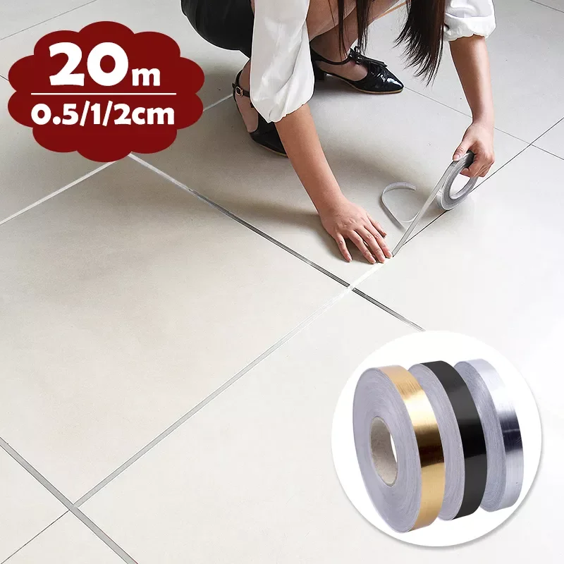 

Home Decoration Tile Gap Tape self-adhesive tape Floor Wall Seam Sealant Ceiling Waterproof Decorative Sealing Sticker Decal