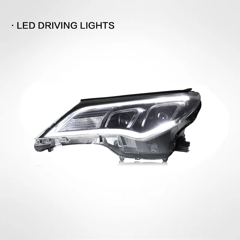 Для Toyota RAV4 2013-2015 фара в сборе модифицированные модели Audi светодиодные дневные