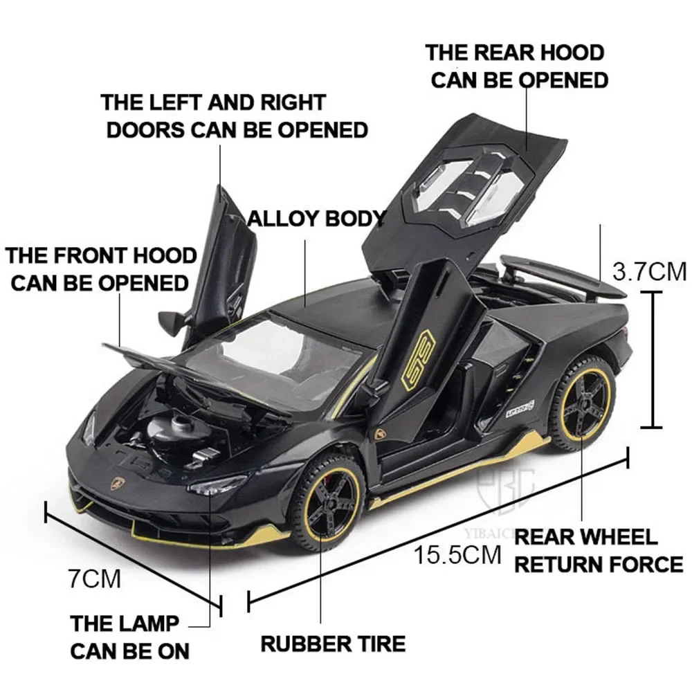 1:32 Lambor LP770-4 сплав модели спортивных автомобилей игрушки металлические литые