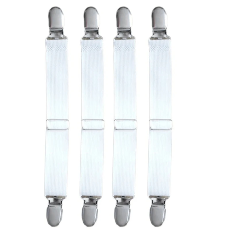 

4 шт. Ремешки для простыней из полиэстера/хлопка