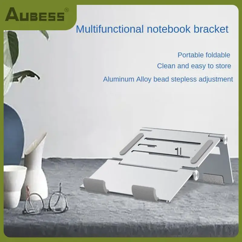 

Folding Notebook Bracket Mini Cooling Stand Portable Computer Bracket Double-axis Stepless Adjustment Computer Accessories