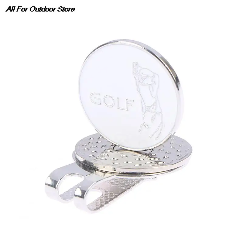 Marker Clip With Magnet Ball Mark One Putt Golf Putting Alignment Aiming Cap Clips Drop Ship Training Aids Accessories
