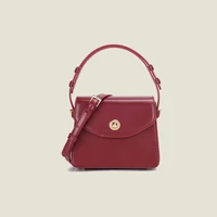 small messenger purse black leather shoulder bag red handbag crossbody women