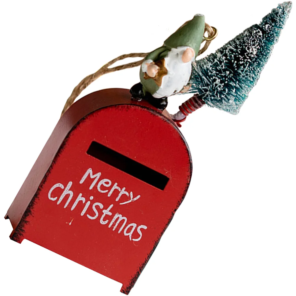 

Christmas Mailbox Tree Xmas Hanging Ornaments Santa Decor Decorations Holiday Ornament Pendantsdecoration Pendantmerry Party