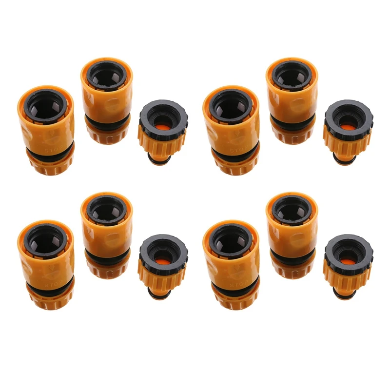 

Быстроразъемный адаптер для водопроводной воды, 6 шт., адаптер для быстрой муфты, капельная лента, 3/4 дюйма и 1/4 дюйма, фоторазъем, инструмент