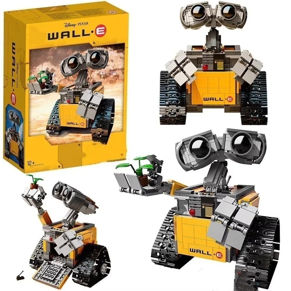 Креативные строительные блоки Disney Pixar Walle настенные кирпичи совместимые с 21303