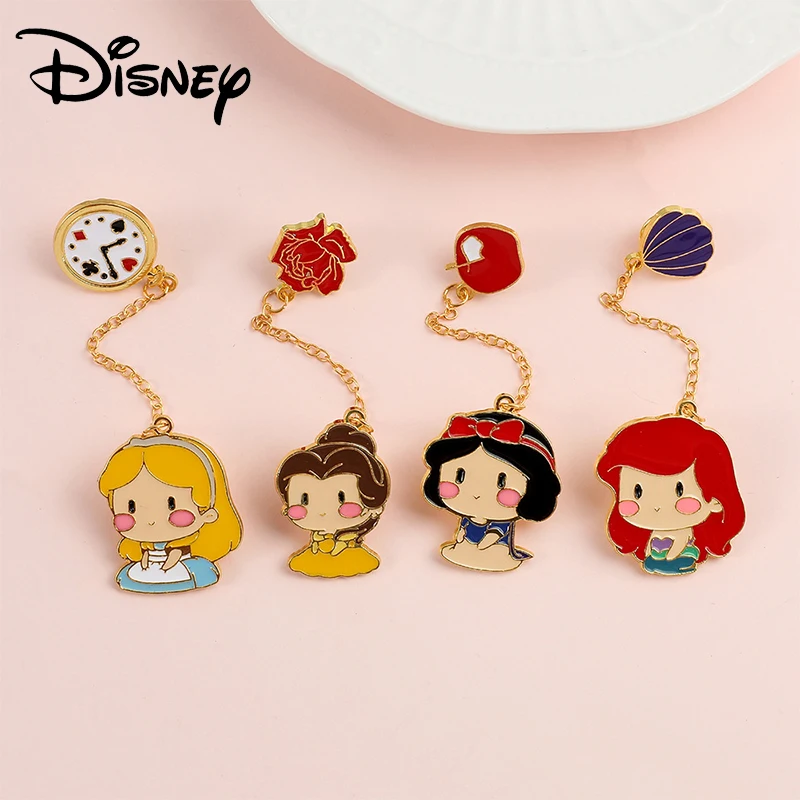 

Disney Princess Enamel Pin The Little Mermaid Snow White Anime Pins for Backpack Cartoon Badges Women Brooches Fashion Jewelry