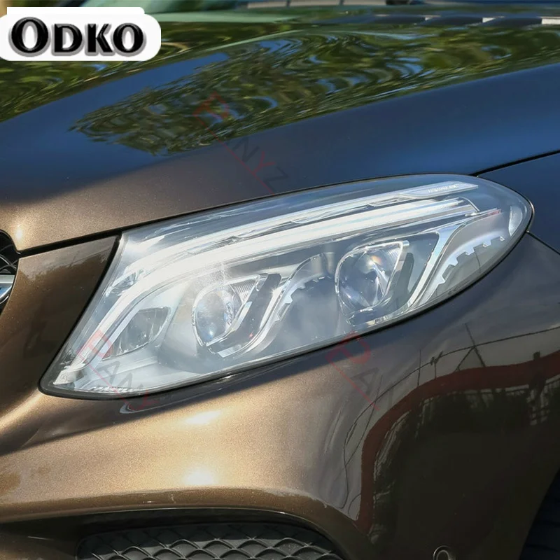 Защитная пленка для автомобильных фар Mercedes Benz GLE Class W166 C292 W167 AMG 2015-On Прозрачная