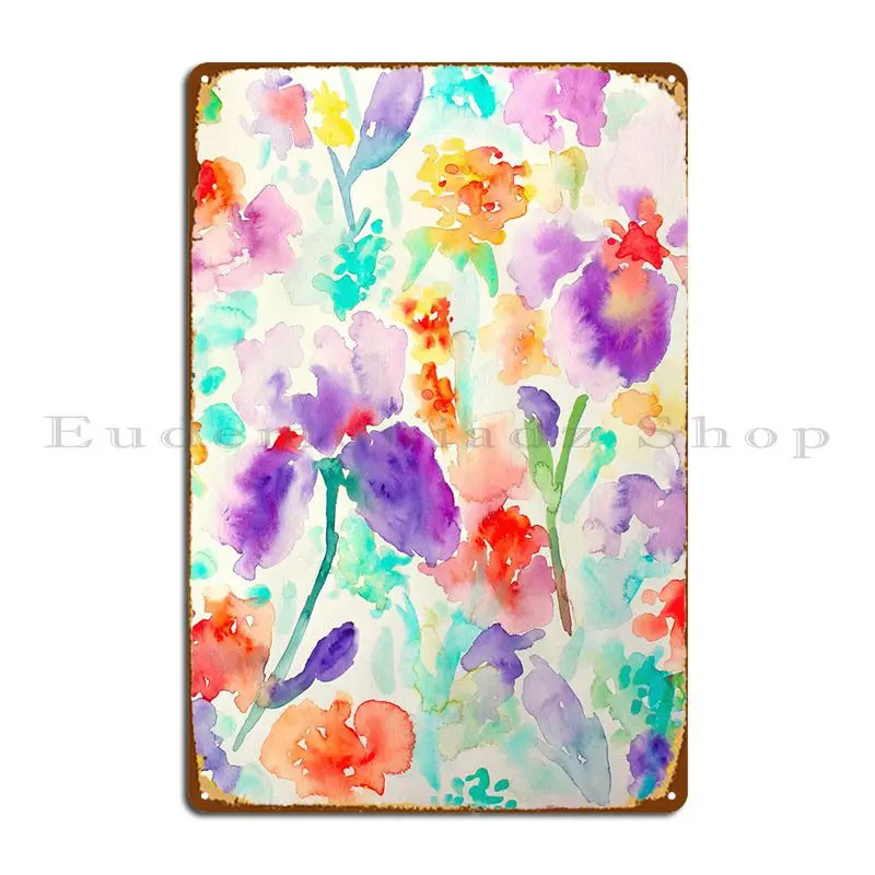 

Абстрактные цветы 03 металлический знак Ретро клубный кинотеатр печать создание жестяной знак плакат