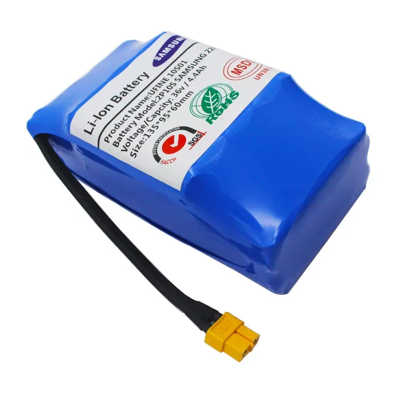 

Genuine 36V Battery Packs 4400mAh 4.4ah Rechargeable Lithium ion battery for Electric Self Balancing Scooter HoverBoard Unicycle