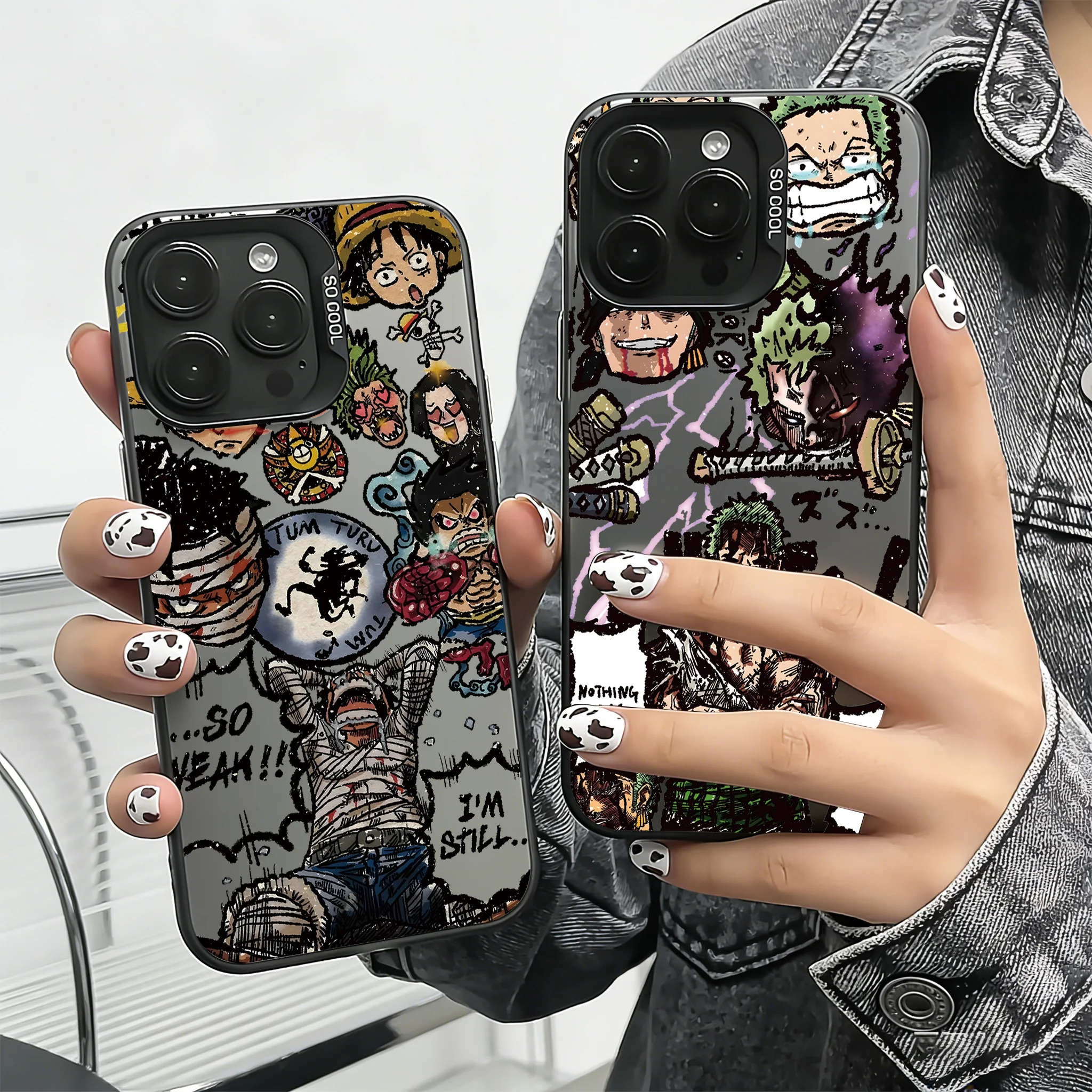 Фото Чехол для телефона ONE PIECE с Луффи для iPhone 17, 17e, 16e, 16, 15, 14, 13, 12, 11 mini, Pro, Max, X, XR, XSMAX, 8, 7, Air, Plus, противоударный, матовый №1