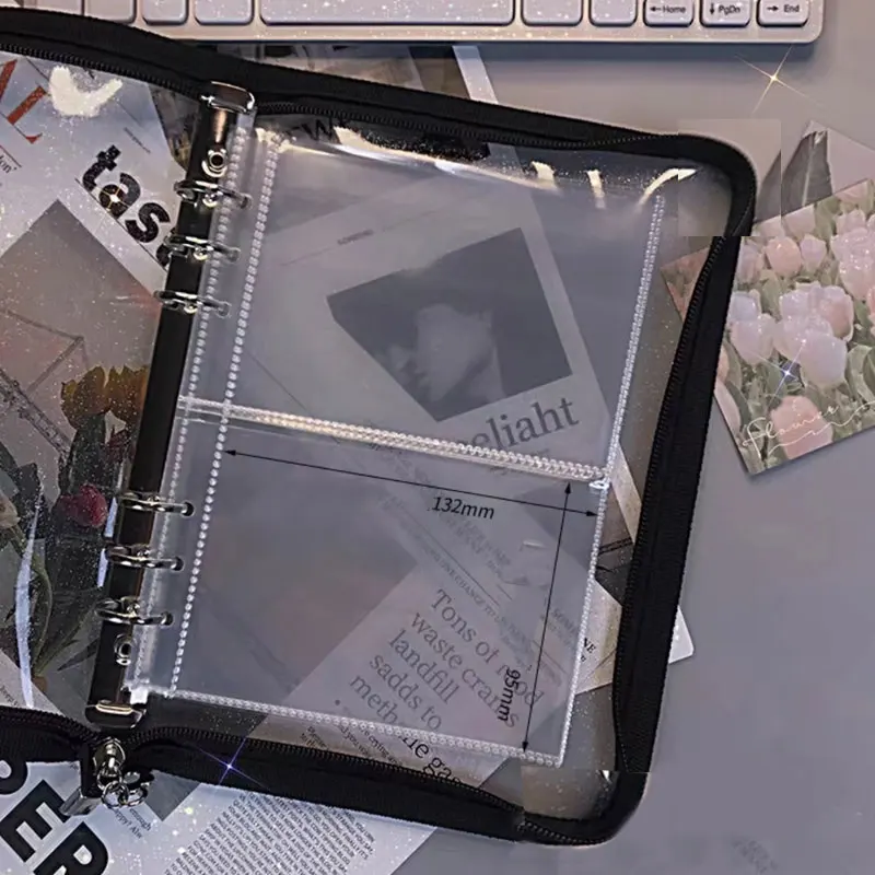 Папки A5 прозрачные 4 кармана 10 шт