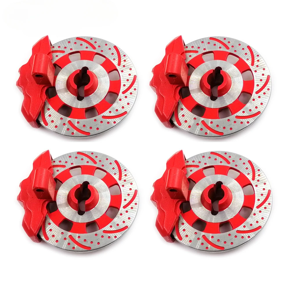 Металлический тормозной диск из алюминиевого сплава для 1/7 Traxxas 4 шт.