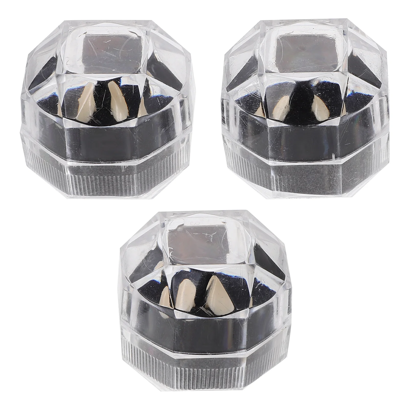 

3 пары протезов, украшение для одежды, с прозрачной коробкой