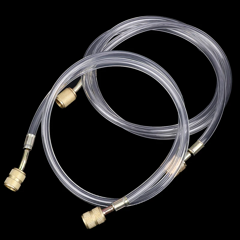 

Шланг для наполнения системы кондиционирования воздуха R134 трубка из фторида, трубка для наполнения жидкостью холодильника 90 см