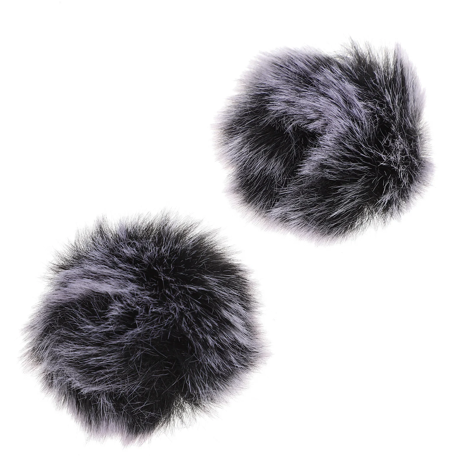 

2Pcs Creative Microphone Cover Anti-splash Mic Cover Supple Plush Mic Cover