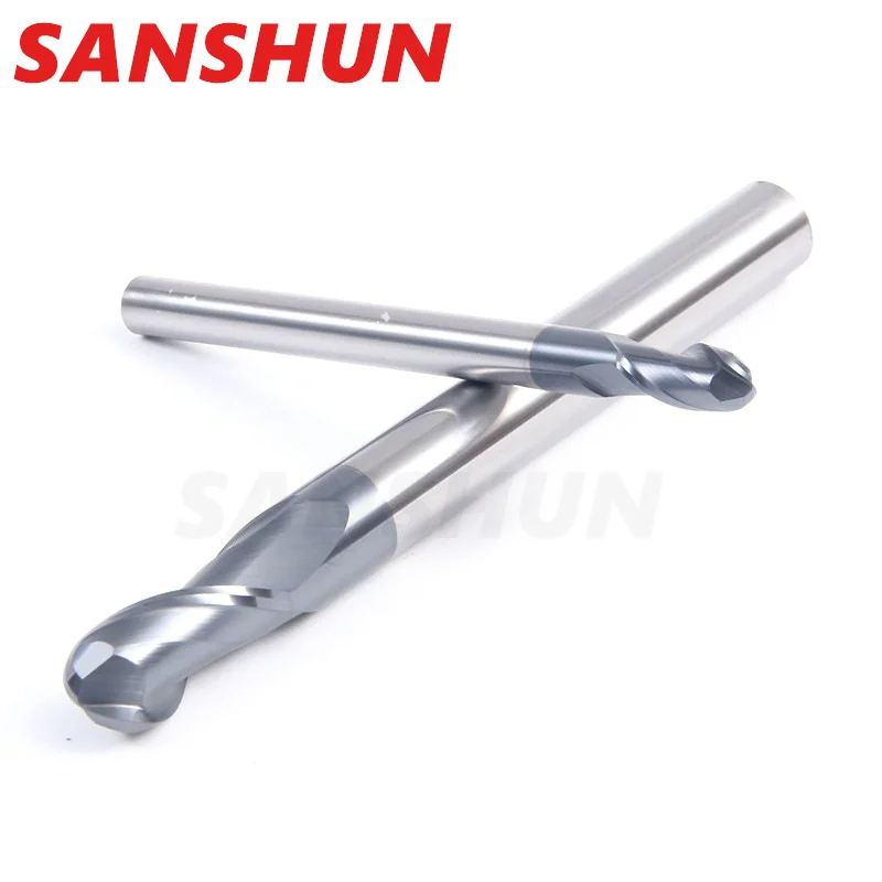Фреза HRC50 фрезерование шарового конца покрытая сферическим фрезерным резаком