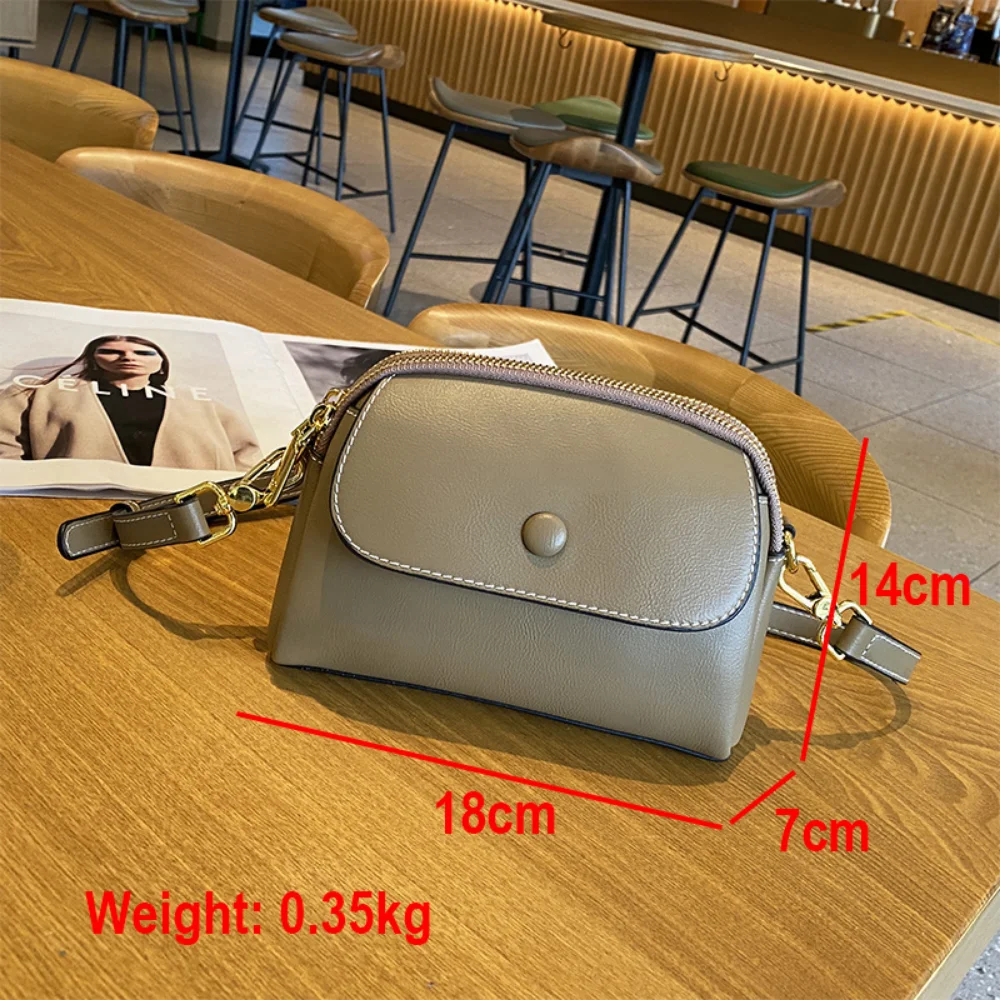 URBAN MASTER Crossbody Bags for Women Genuine Cow Leather Female Sling Shoulder Bag Mini Purse Phone Pocket Bolsas Femininas