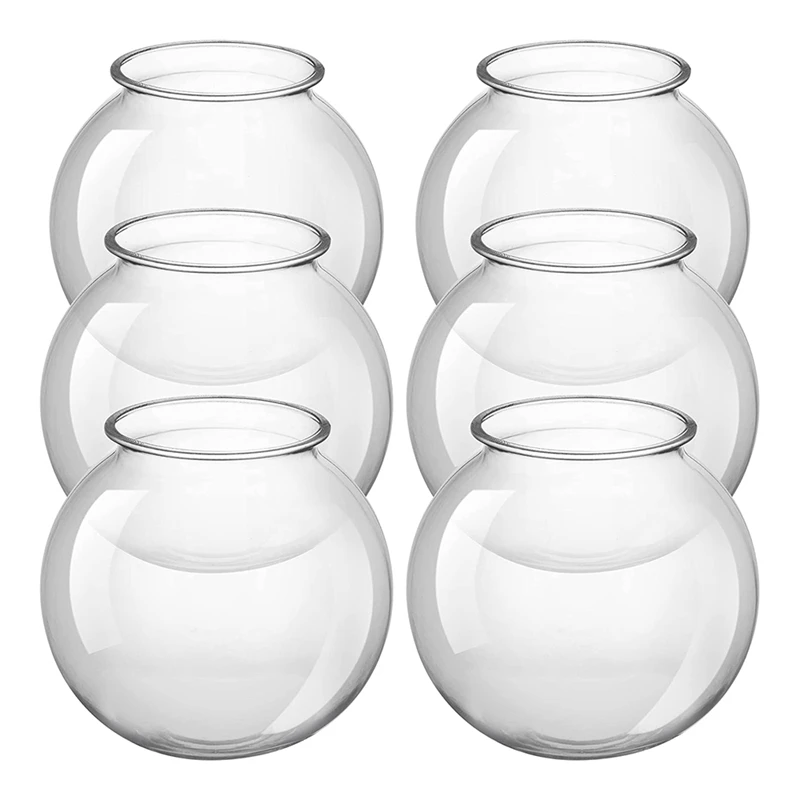 

6 Pack 4Inch Duty Plastic Ivy Bowls, For Candy, Carnival Games, Prizes, Centerpieces And Party Decoration Supplies(16OZ)