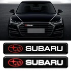 Автомобильный передний капот решетка Логотип Этикетка светодиодсветодиодный водонепроницаемые декоративные фары для Subaru Forester Legacy SJ SH SG Outback Rally XV BRZ WRX