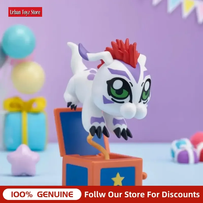 Фото Оригинальная фигурка Bandai Digimon Adventure Bn Q Blind Box, 9-11 см, коллаборация с Такэхито Окавой, ПВХ-фигурка, коллекционная игрушка Агумон №4