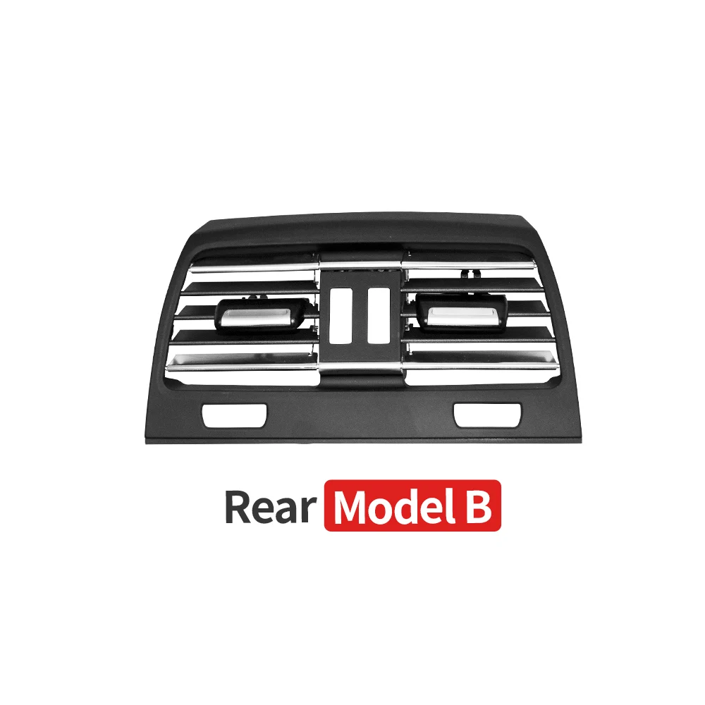 

Автомобильный центральный передний задний AC ветровой кондиционер, вентиляционная решетка, выходная крышка, панель, хромированная пластина, низкая замена для F01 F02 7Series