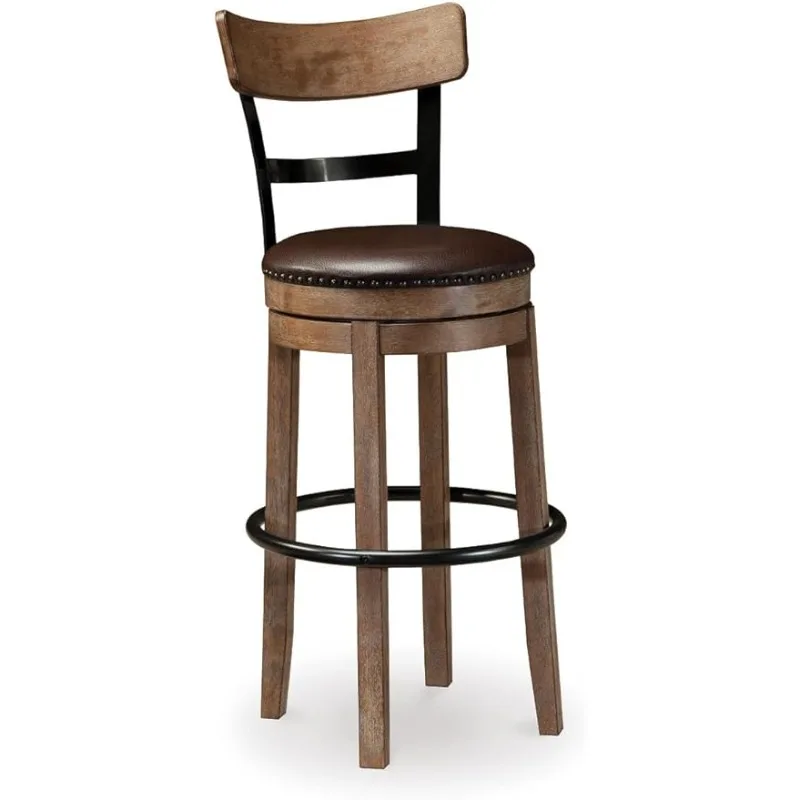

Современный шарнирный барный стул Pinnadel, Высота 30 дюймов, цвет коричневый