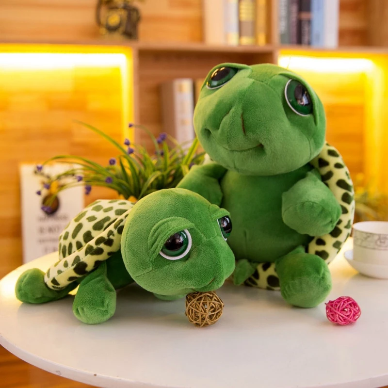 

18—30cm 2022Newest Cute Turtle Plush Stuffed Toys Big Eyes Turtle Turtle Toy Figures for Boys and Girls Birthday Christmas Gifts