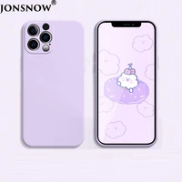 for iphone 13 12 pro xr xs max case candy color matte liquid silicone soft cases for iphone 11 se 2020 7 8 6s 6 plus cover
