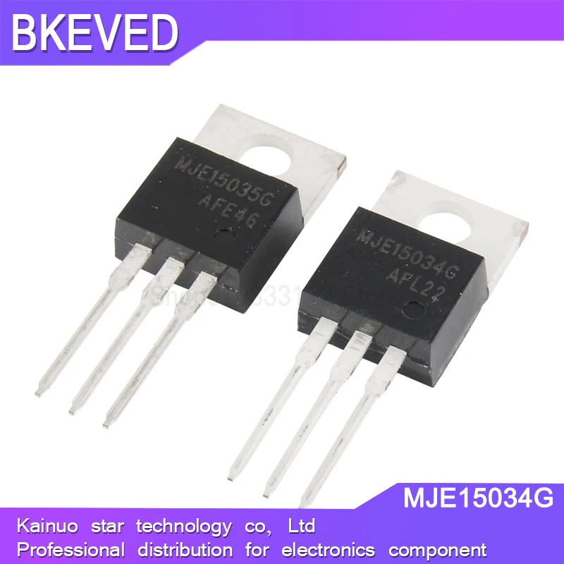 

10pcs MJE15034G TO-220 MJE15035G TO220 (5PCS MJE15034 + 5PCS MJE15035 ) new original ic