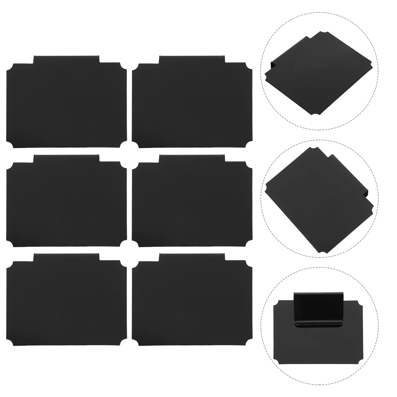 

10 Pcs Basket Labels Display Shelf Holder Bin Clip Organizing Cube Pvc Removable Clips Storage Bins Tag