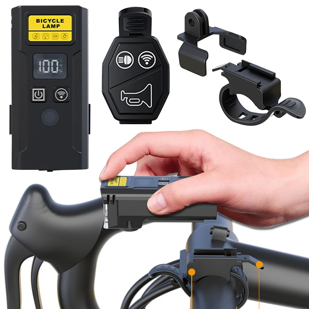 Велосипедная фара с звуковым сигналом умный датчик света велосипедная защитная