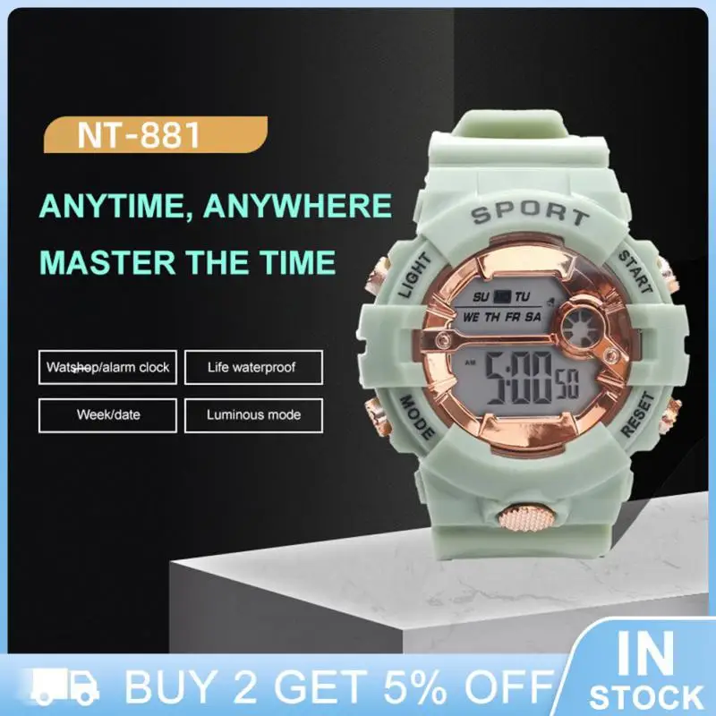 

Green And Environmentally Friendly Digital Watch The Best Gift Electronic Watch Exquisite Craftsmanship Student Watch Mens Watch