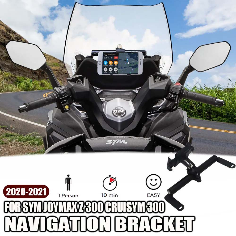 

For SYM JOYMAX Z 300 CRUISYM 300 JOYMAX Z 300 New Motorcycle Accessories Navigation Bracket Mobile Phone Gps Plate Bracket