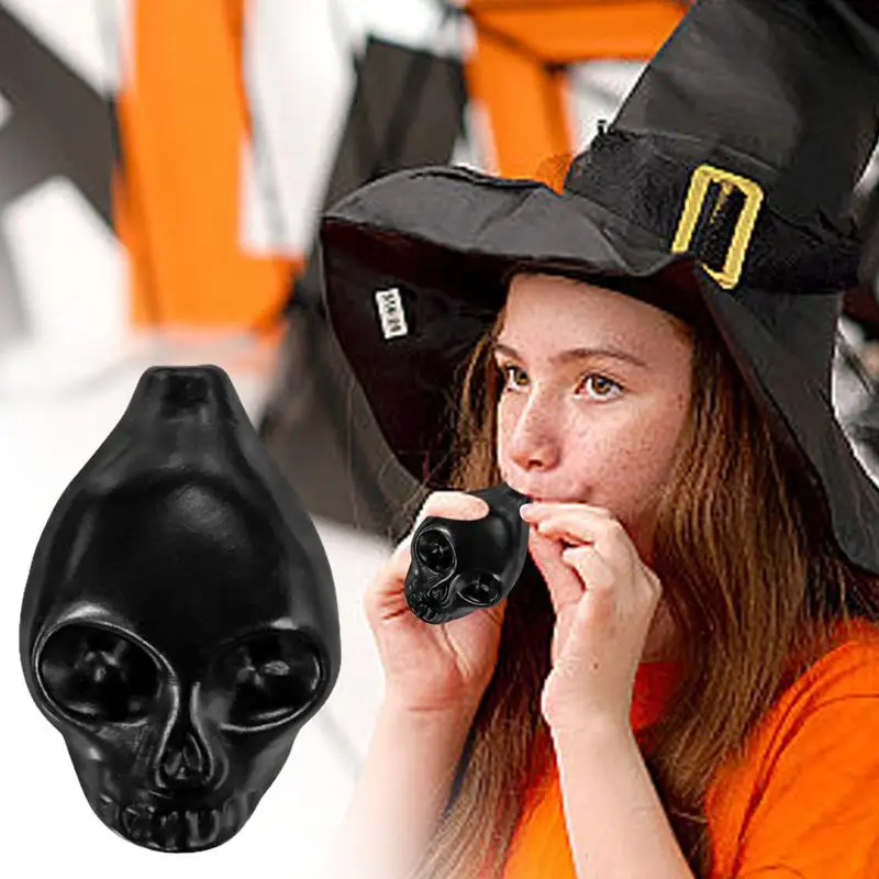 Свисток в виде черепа на Хэллоуин свисток с криками из керамики для военных