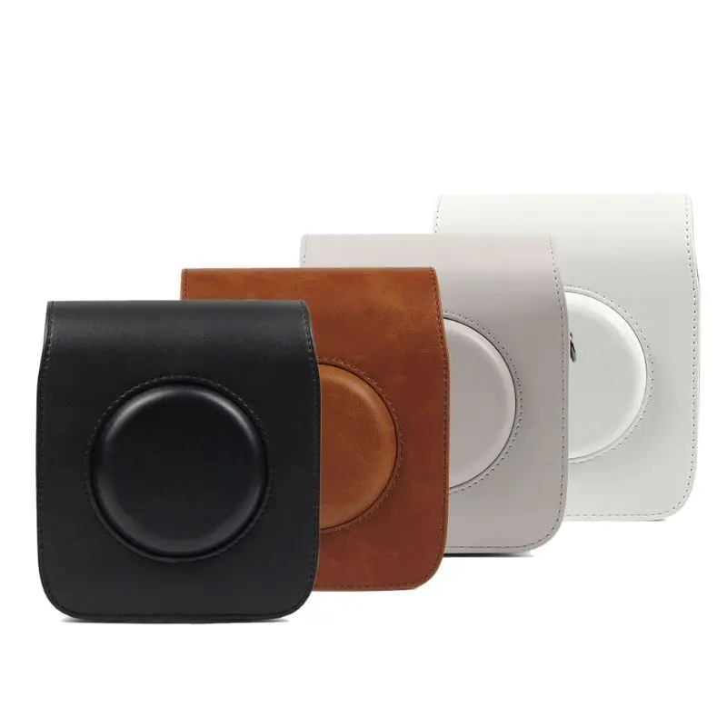 

Vintage PU Leather Camera Bag Protective Carrying for CASE Cover with Shou